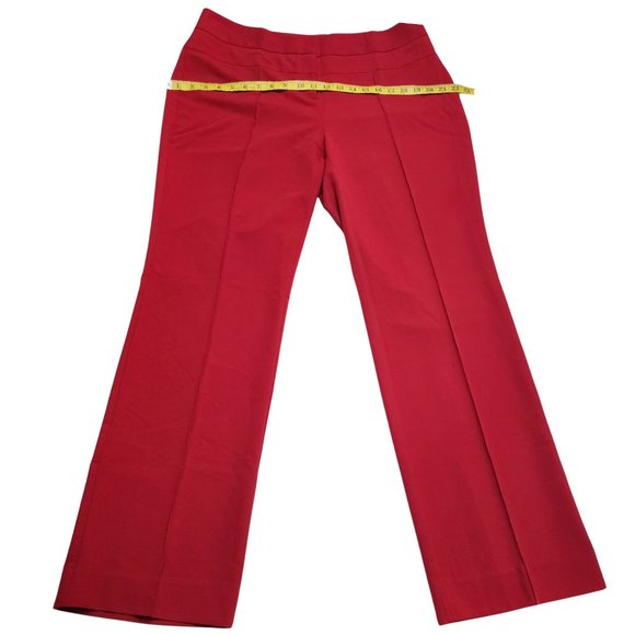 Elegant Red Women's Pants - Picture 8 of 9